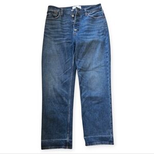 Abercrombie & Fitch Ankle Straight Ultra High Rise Button Fly Jeans Women 29|8R